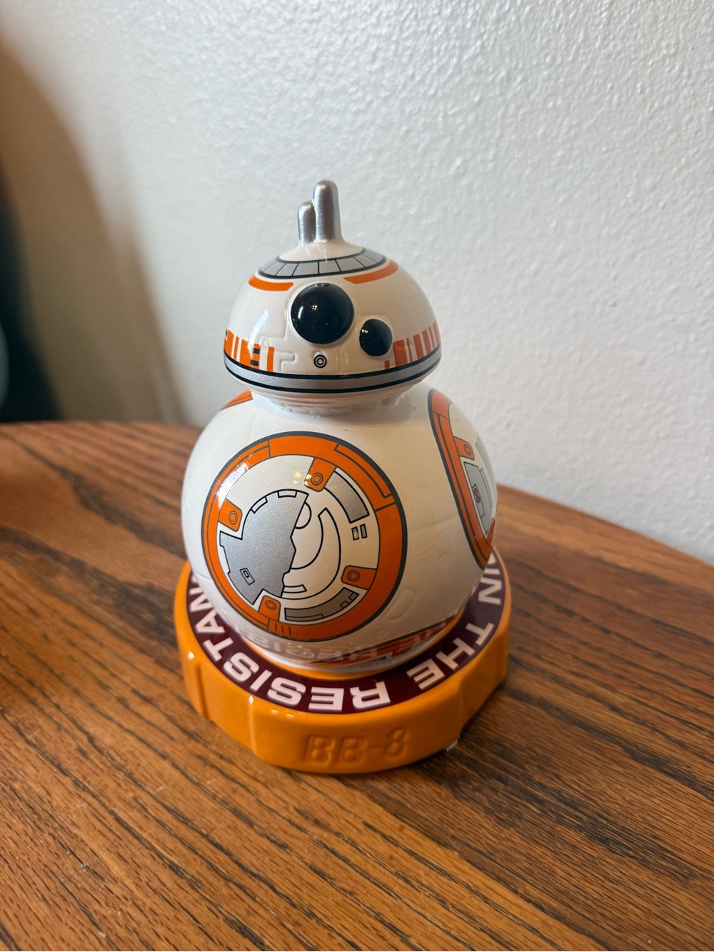 Star Wars BB-8 White coin bank coin saver Collectible Figure